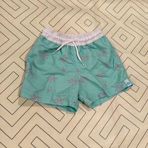 Buoy Turquoise Octopus Swim Trunks